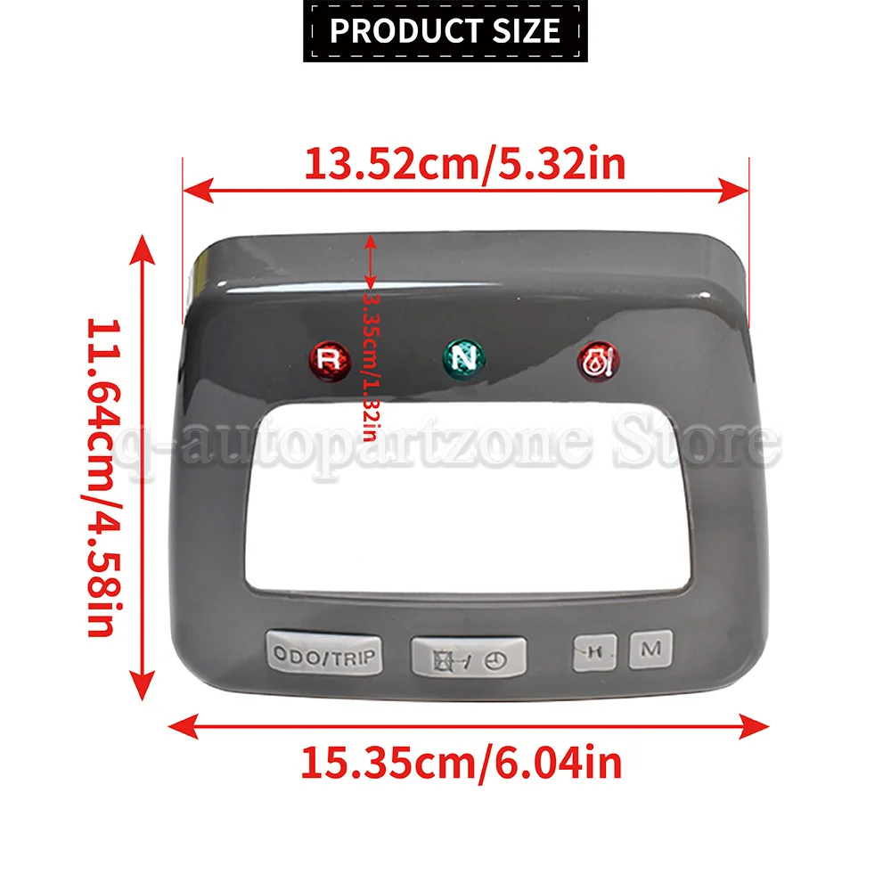 Cubierta superior del tablero Honda Rancher TRX500 velocímetro - imagen 2