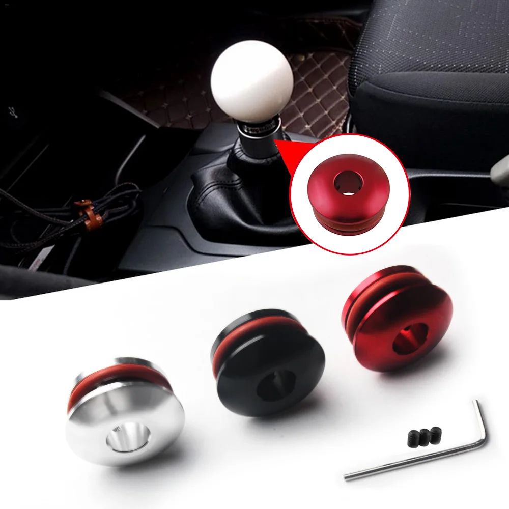 Limitador de cabeza de cambio de coche de aluminio Universal, Base fija, herramienta de hebilla de cabeza de engranaje, perilla de engranaje, accesorios para automóviles, SFN056 - imagen 5