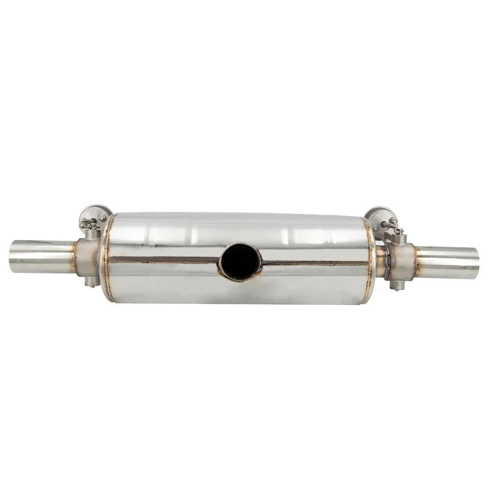 Silenciador escape tipo T tubular 2-3" universal - imagen 5