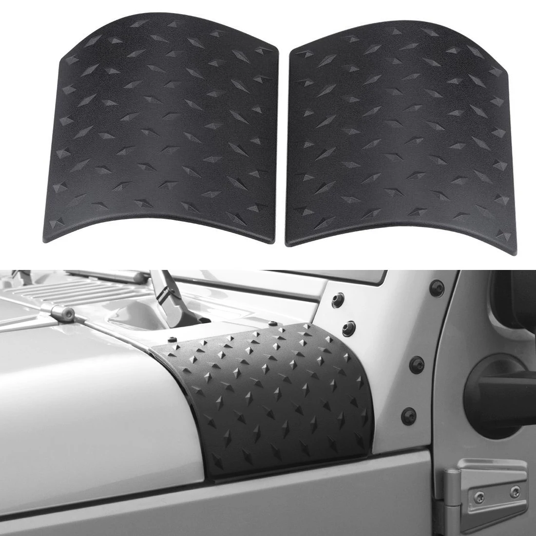 Protector de capó Jeep Wrangler JK vinilo adhesivo 2007-2017