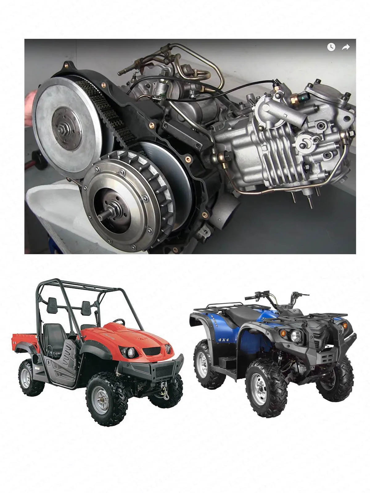 Rodillos de variador para Yamaha YFM Grizzly 350-700 ATV - imagen 5