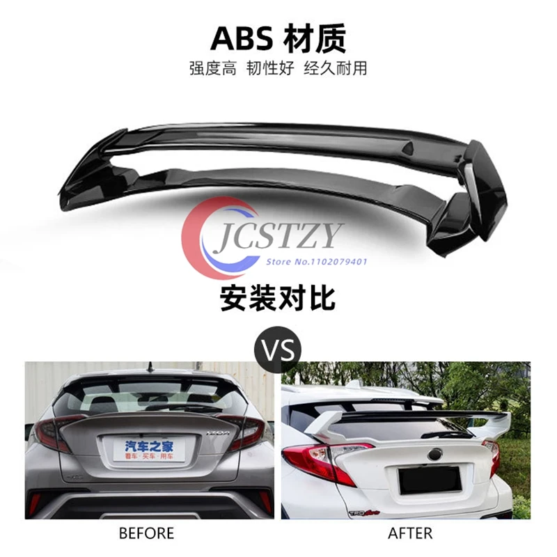 Alerón trasero ABS para Toyota C-HR 2016-2021