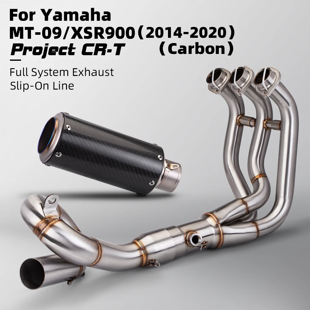 Kit escape CR-T titanio para Yamaha MT-09 y FZ-09 2014-2020