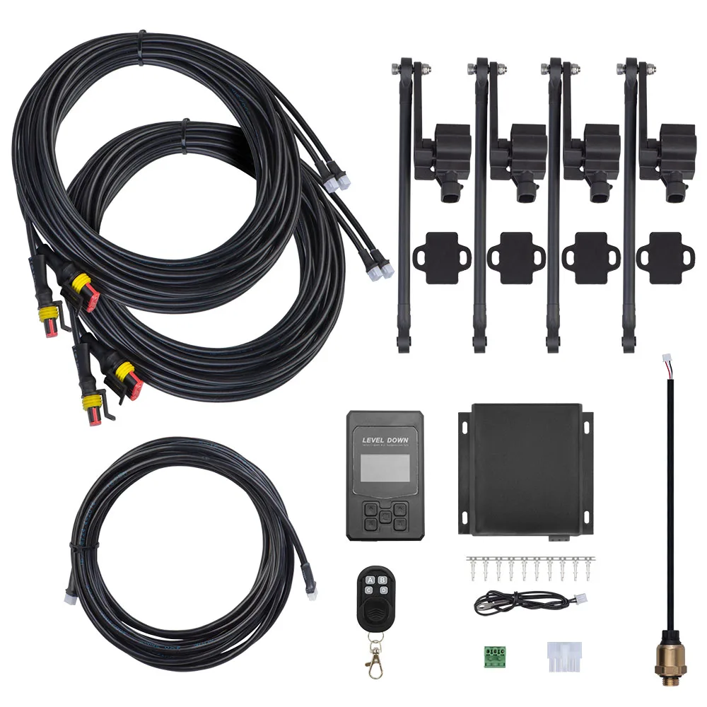 Sistema suspensión neumática con sensor altura y Bluetooth - kit completo air suspension