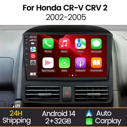 Autoradio Android MEKEDE Honda CR-V 2001-2006 con CarPlay y Bluetooth
