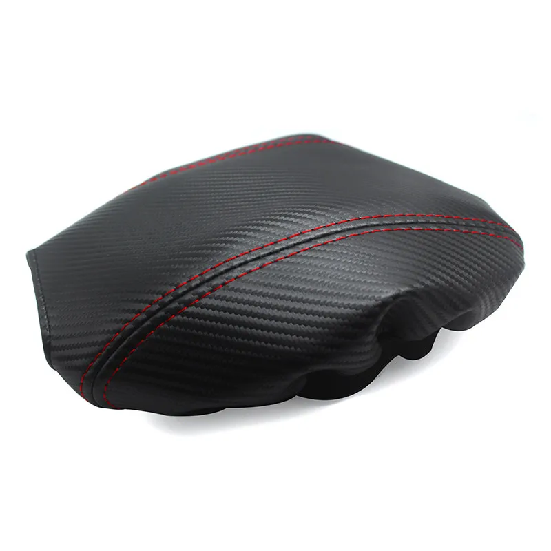 Cubierta reposabrazos cuero negro carbono BMW Serie 3 E90 2005-2012 - imagen 2