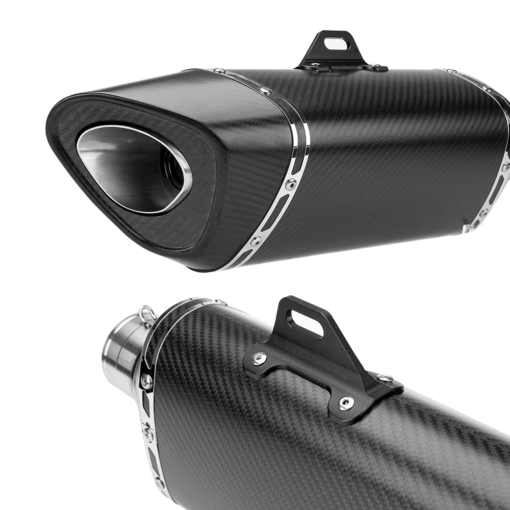 Silenciador escape con logotipo láser compatible Kawasaki ER6N Z800 Suzuki SV650 - imagen 4