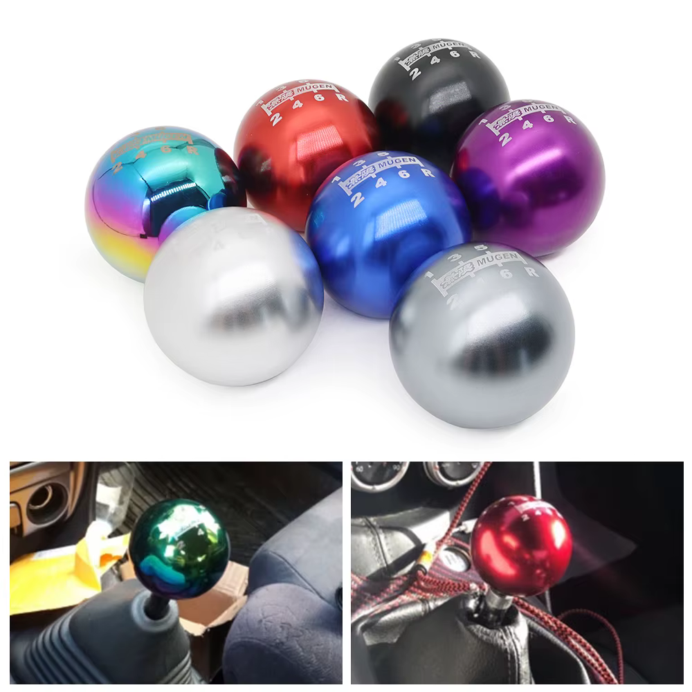 Pomo de cambio universal Neo Chrome de 6 velocidades