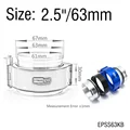 2.5inch 63mm Blue
