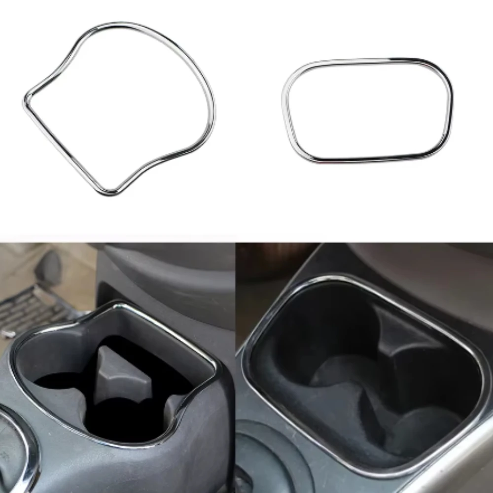 Embellecedor portavasos cromado ABS para Nissan Versa 2011-2017