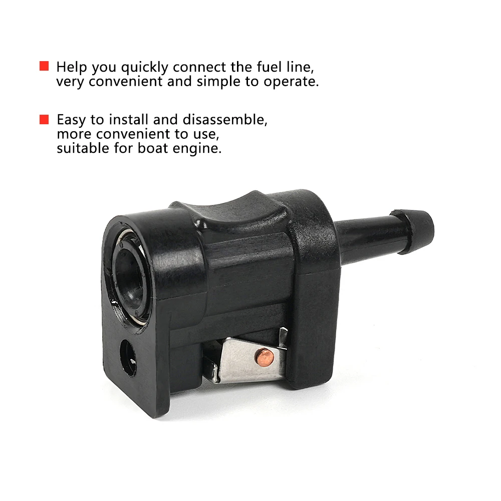 Conector línea combustible fueraborda hembra macho Yamaha Parsun Hidea - imagen 3