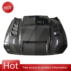 Capó delantero de fibra de carbono para Ford Mustang 2018-2023