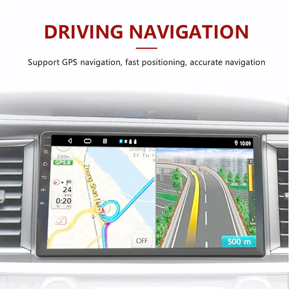 Autoradio Android 10" CarPlay multimedia con cámara 360° - imagen 5