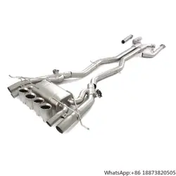 Sistema de escape BMW M3 M4 G80 inox silenciador electrónico