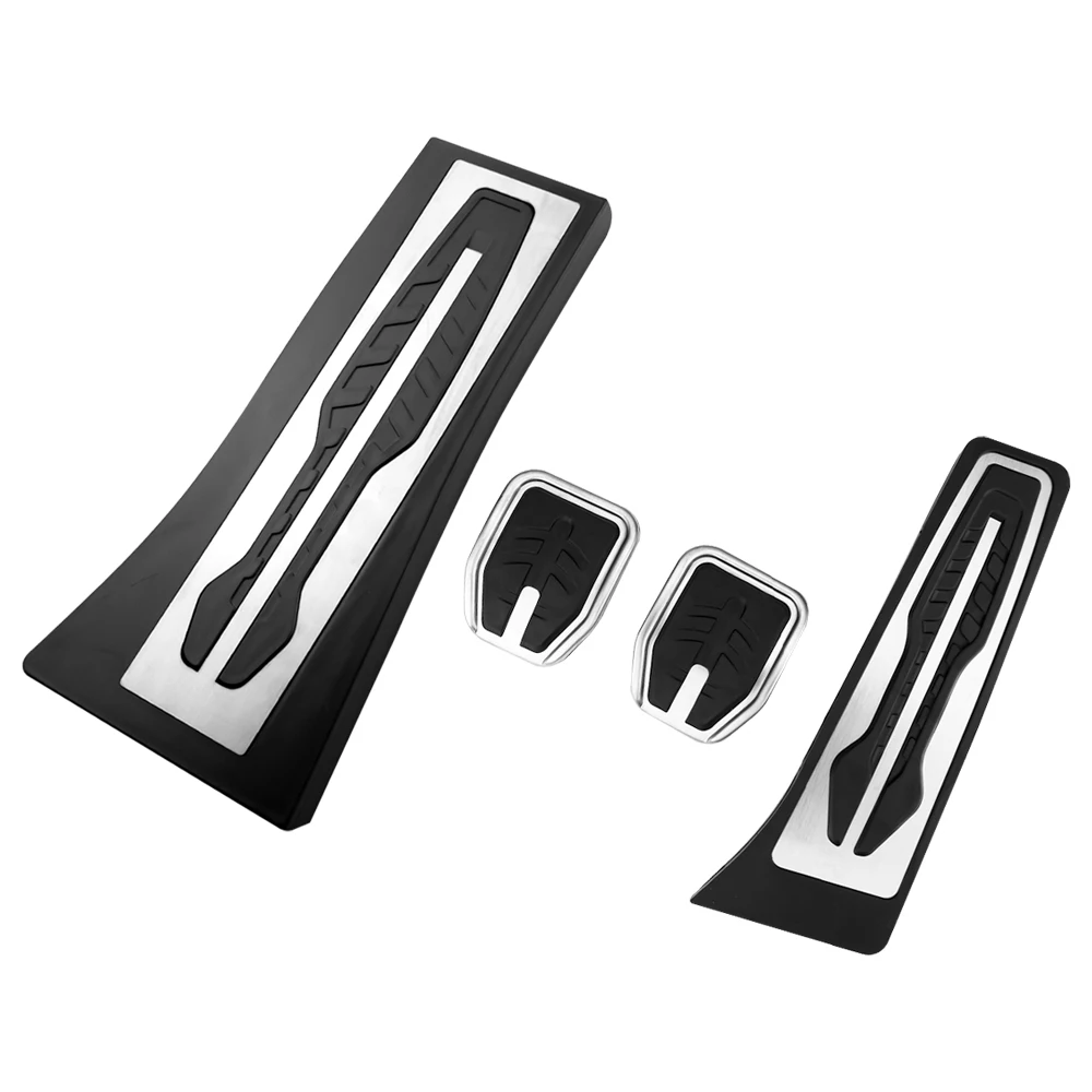 Cubrepedales de acero inoxidable BMW X5/X6 E70/E71/E72/F15/F16 - imagen 2