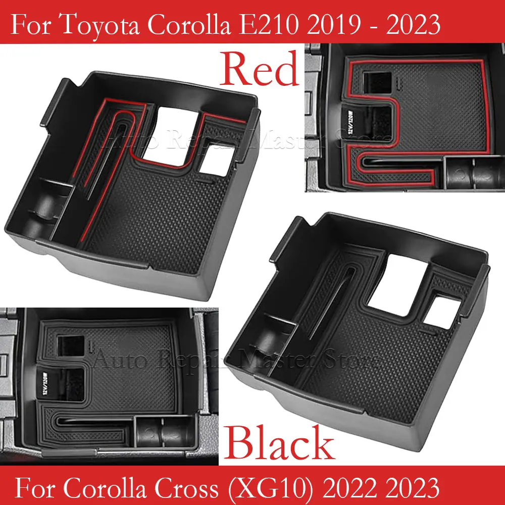 Organizador de bandeja de consola central para Toyota Corolla E210 2019 2020 2021 2022 2023 y Corolla Cross (XG10) 2022 2023 Accesorios