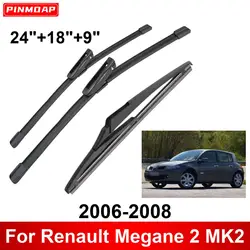 Limpiaparabrisas Renault Megane MK2 06-08 - Juego delantero y trasero