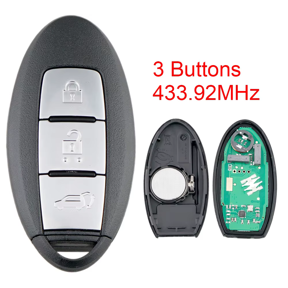 Mando a distancia Nissan Qashqai y X-Trail 433,92 MHz - imagen 2