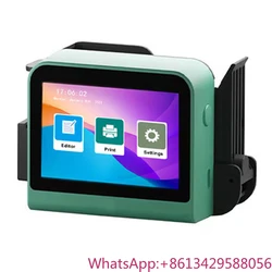 Impresoras de inyección de tinta CIJ digitales portátiles Mini HD 600dpi 12,7 mm para sublimación de etiquetas de tela de madera