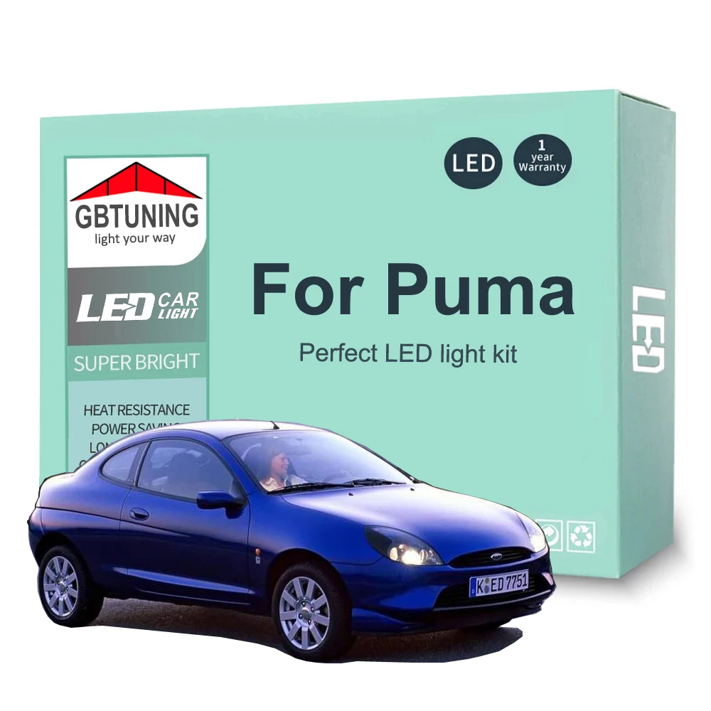 Placa de matrícula LED compatible Ford Puma 1997-2002 Canbus