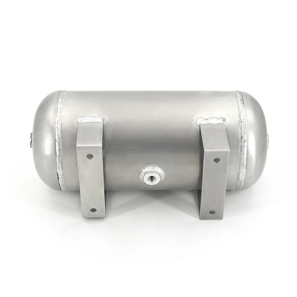 Tanque aire aluminio 1/4 NPT suspensión neumática tuning - imagen 5