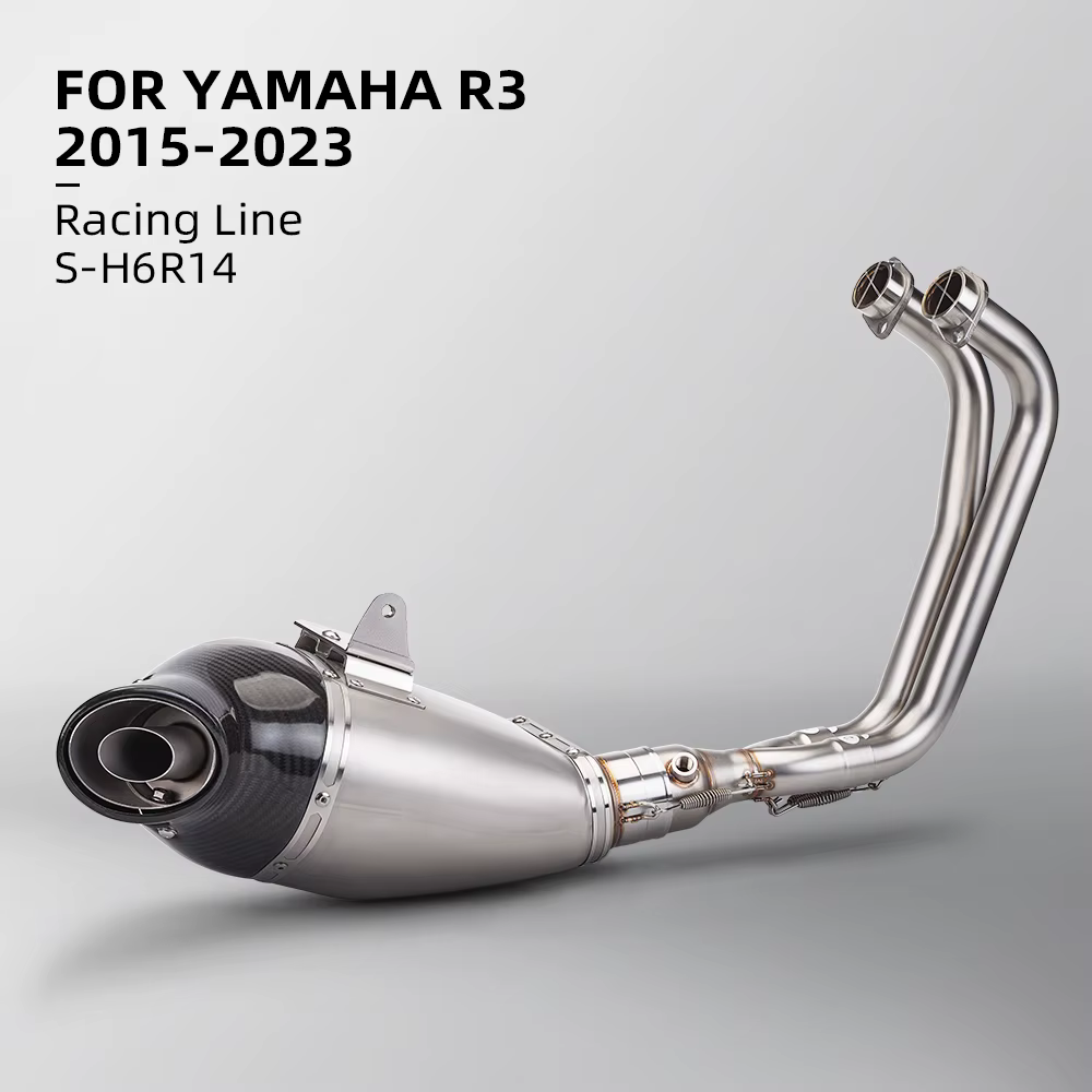Escape completo inferior para Yamaha YZF R3, R25 y MT-03