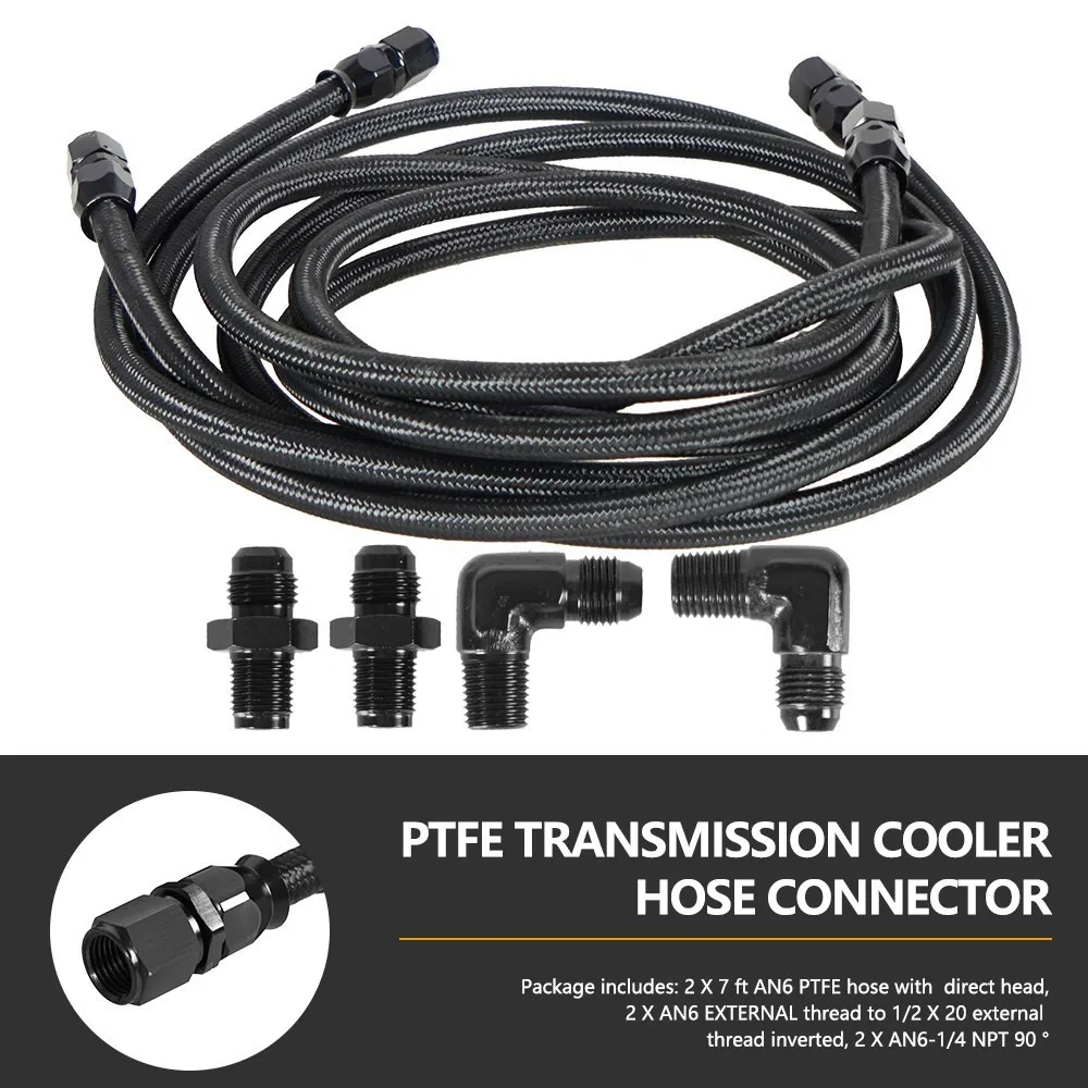 Kit líneas PTFE AN6 para transmisión 4L60, 700R4, TH350 y TH400 - imagen 2