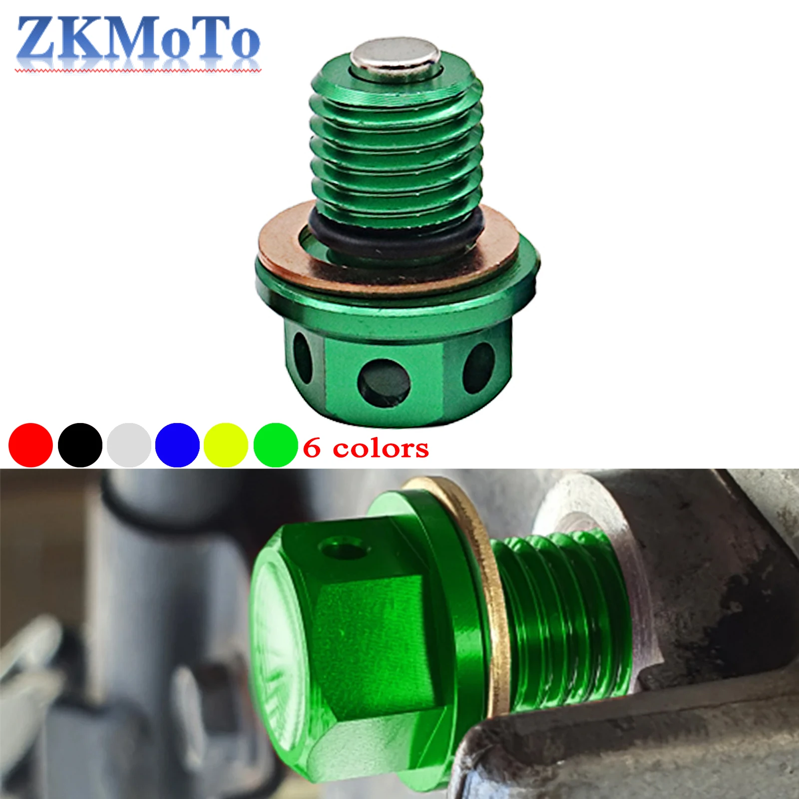 Tapón de drenaje magnético CNC Kawasaki ER6N/Z750