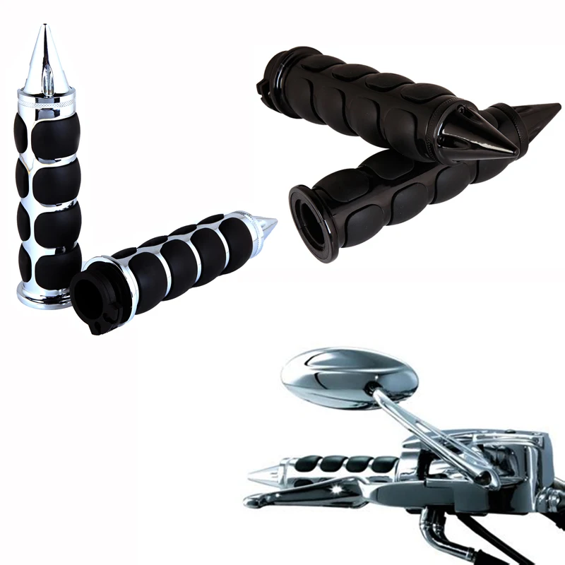 Empuñaduras de aire acolchadas con acelerador 4 anillos Harley Yamaha - imagen 4