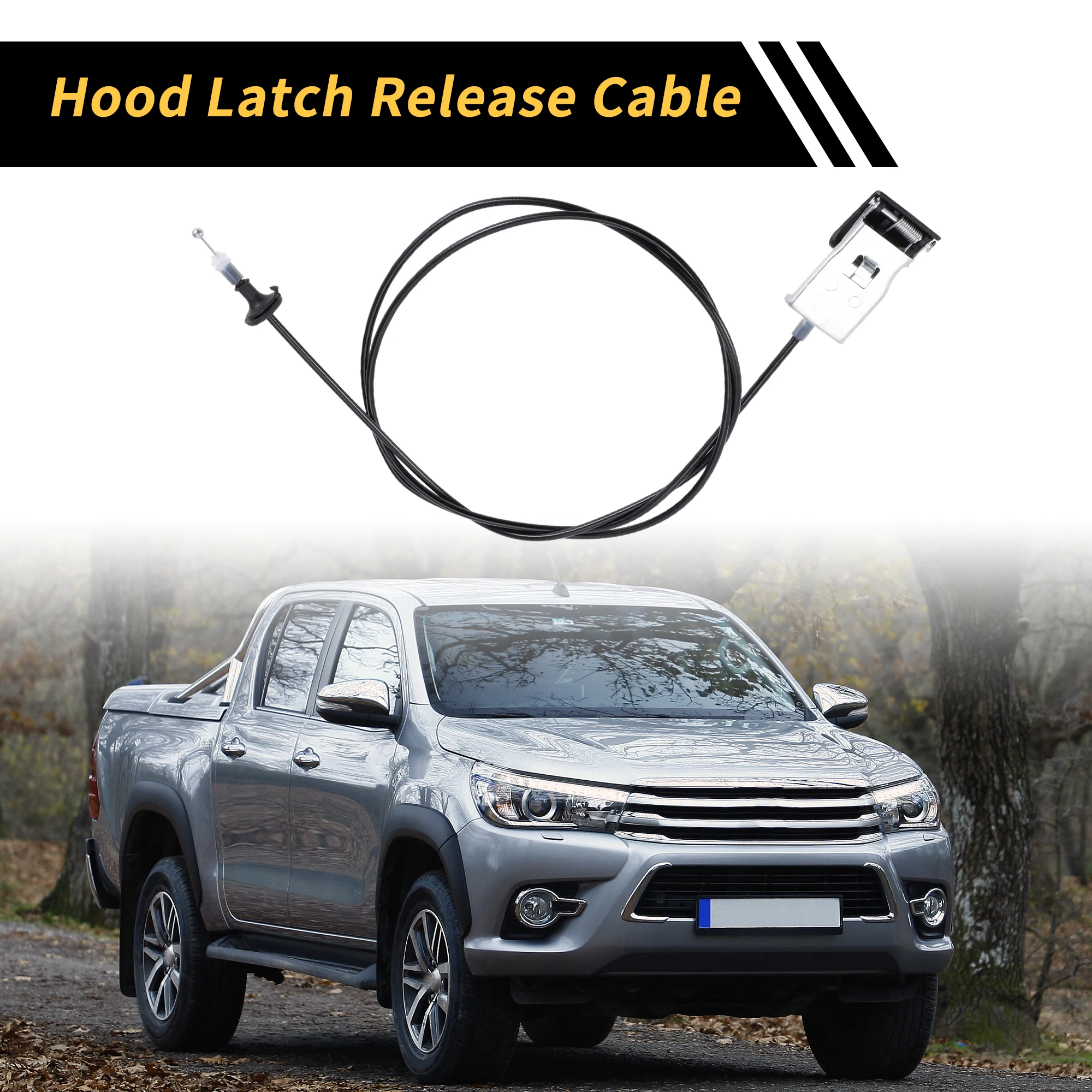 536300C010 UXCELL Cable de liberación del capó Toyota Tundra 2000-2006 - imagen 2