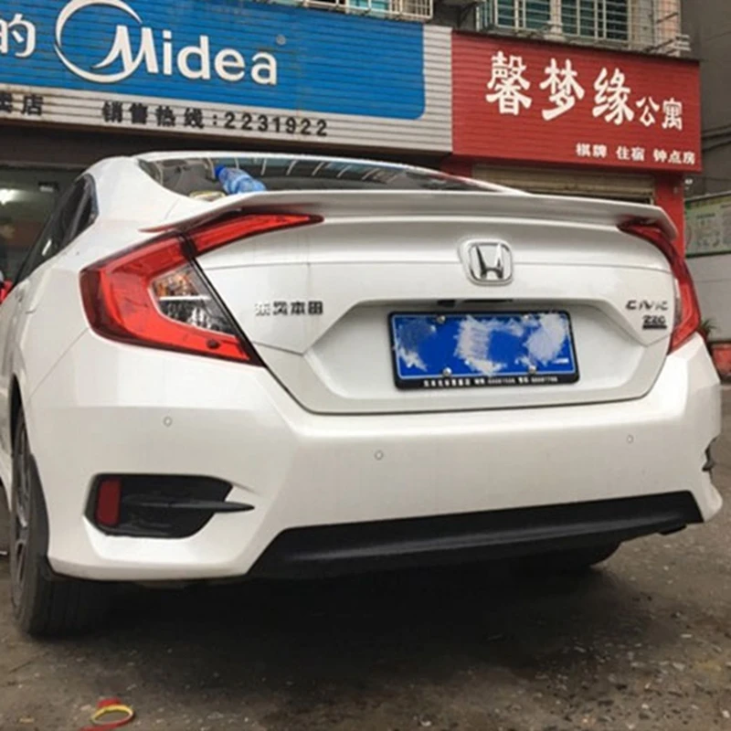 Alerón Trasero Crudo Honda Civic RS 2016 - Spoiler sin Pintar - imagen 4