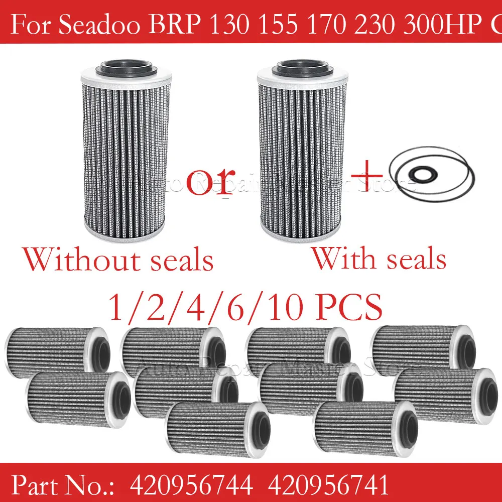 BRP 420956744 Filtro de aceite para Sea-Doo Rotax 1630 RXP-X/RXT-X/GTX - imagen 2