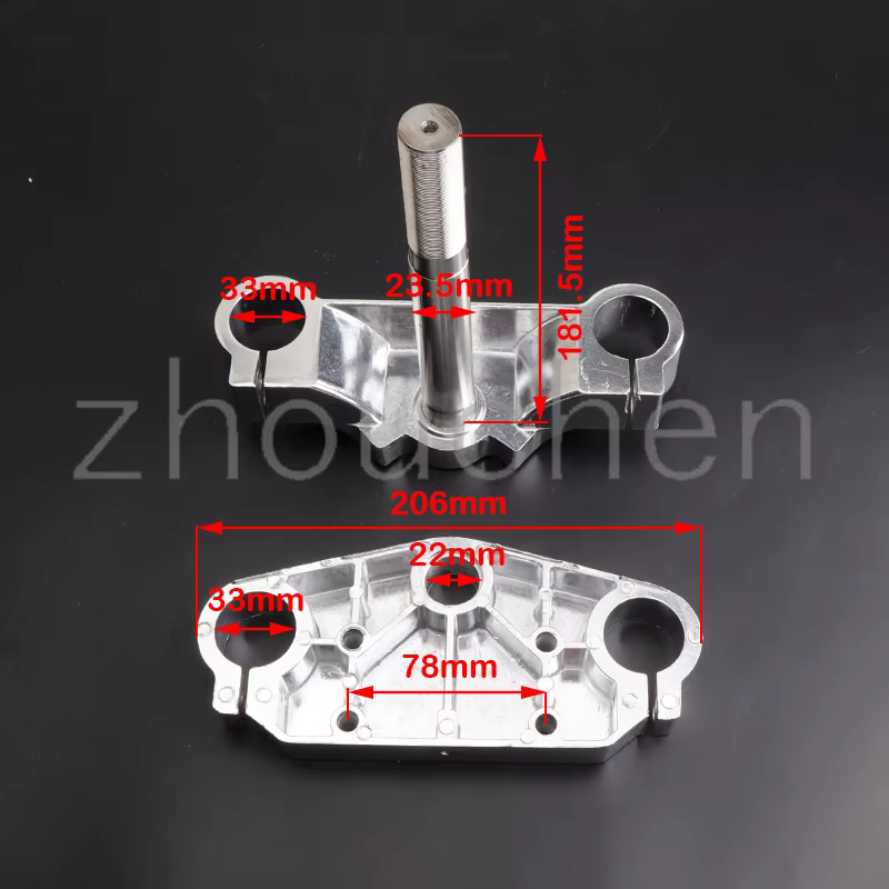 Kit elevador de manillar 22 mm con soporte para amortiguador de aluminio - imagen 4