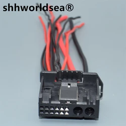 Shhworldsea Adaptador LCD fibra óptica para BMW – terminal pines