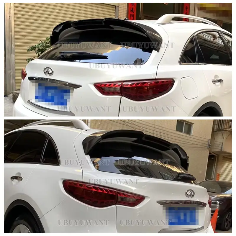 Alerón de fibra de carbono brillante para Infiniti FX35/FX38