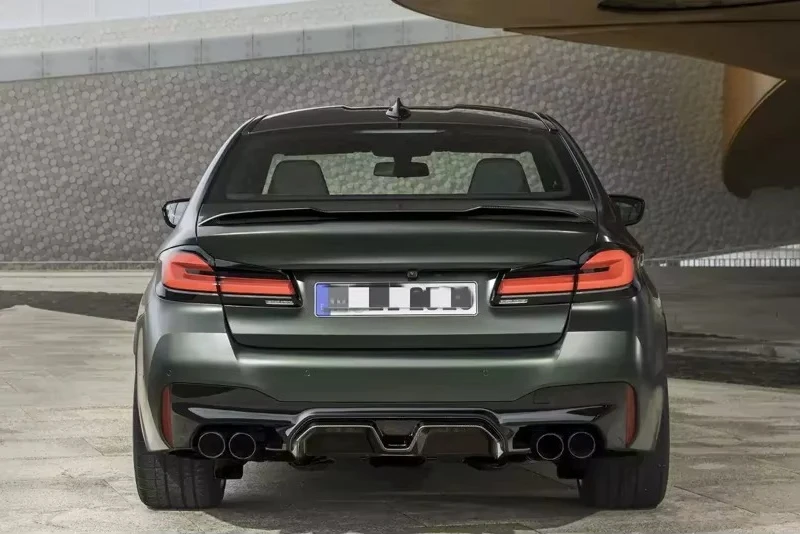 Difusor trasero fibra carbono estilo CS para BMW M5 F90 - imagen 2