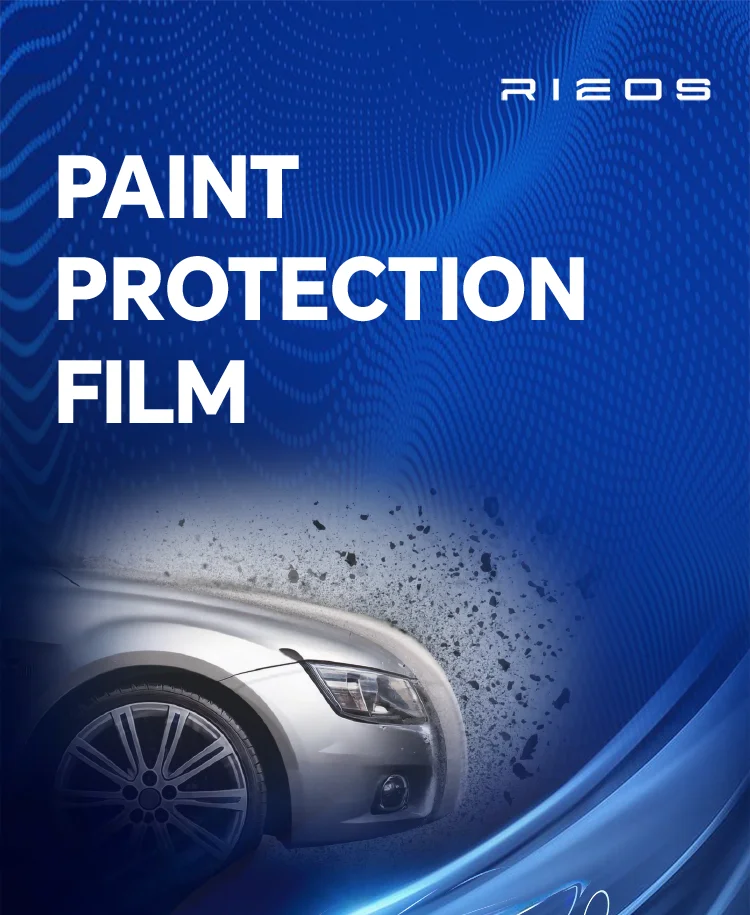 PPF de TPU transparente brillante para carrocería de coche