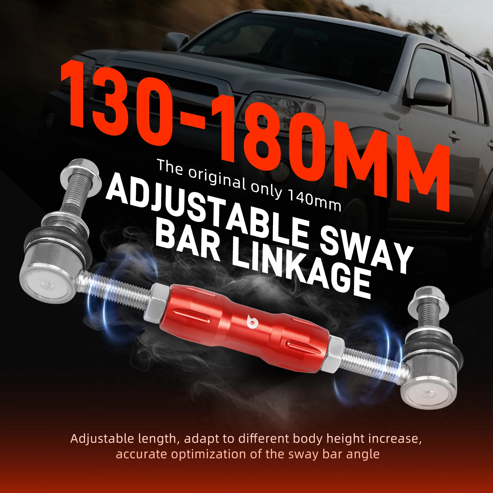 Bielas estabilizadoras delanteras aluminio Toyota 4Runner y FJ Cruiser - imagen 3