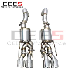 Sistema de escape cat-back CEES para Chevrolet Corvette C6 6.2 V8