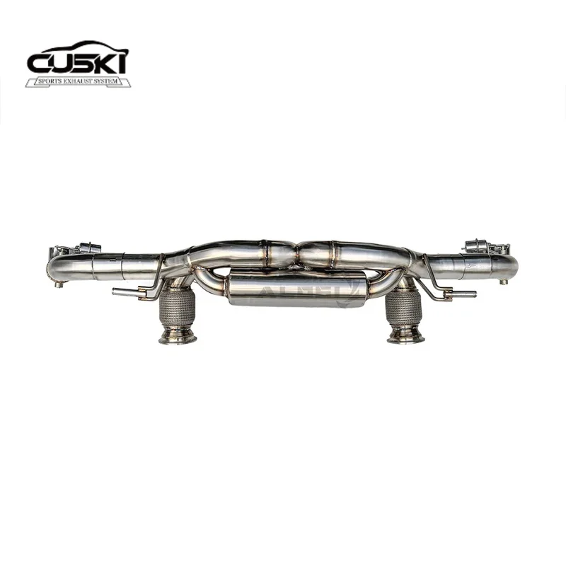 Escape trasero deportivo cat-back para Audi R8 V8/V10 en acero inoxidable - imagen 2