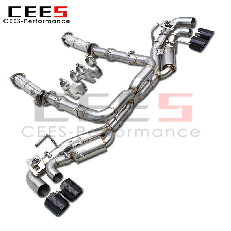 Escape catback CEES acero inoxidable Chevrolet Corvette C8 6.2 V8 - imagen 3