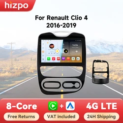 Radio Android Auto Hizpo con GPS y WiFi para Renault Clio 4 2016-2019