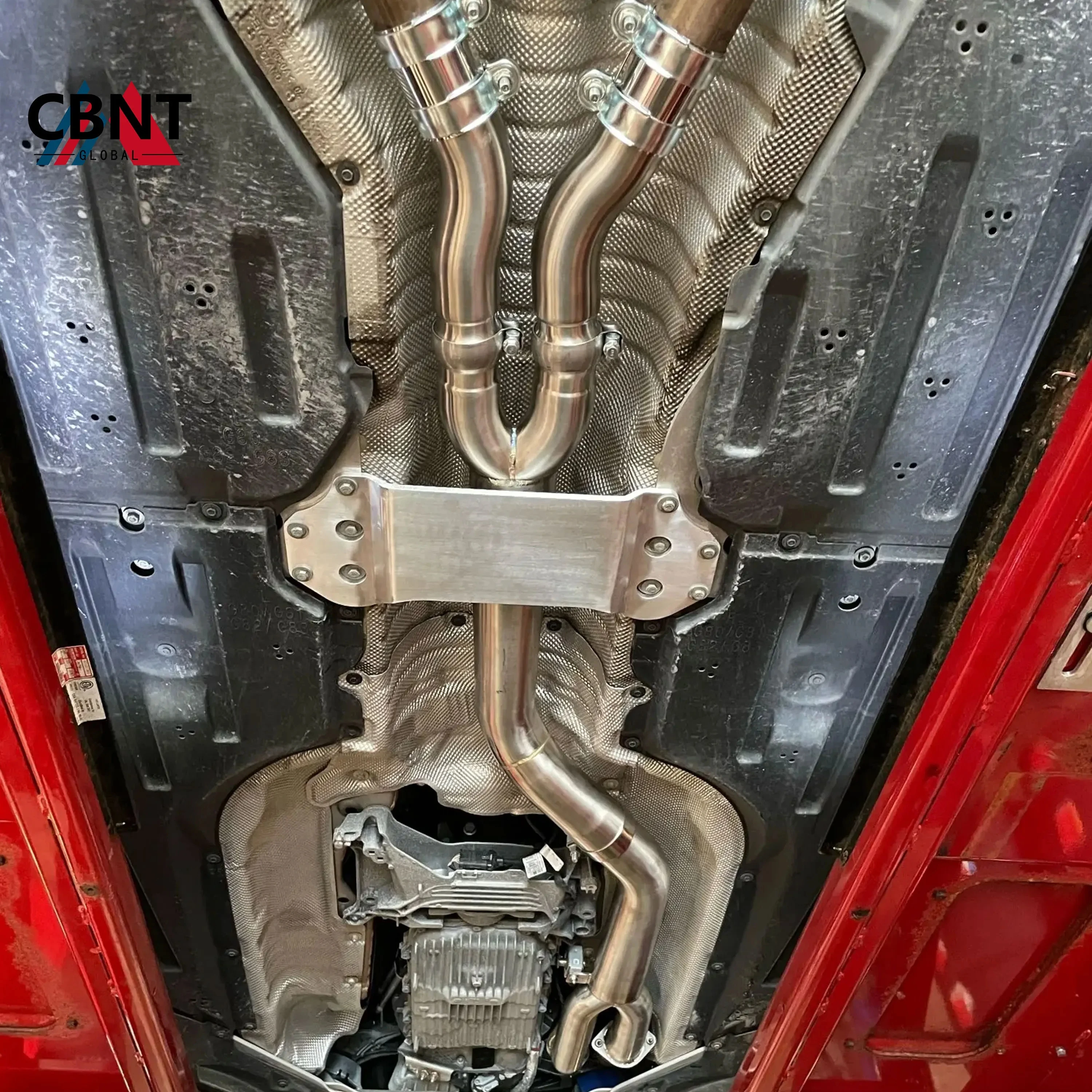 Tubo central de escape CBNT para BMW M3 G80, M4 G82 y M2 G87 S58 - imagen 2