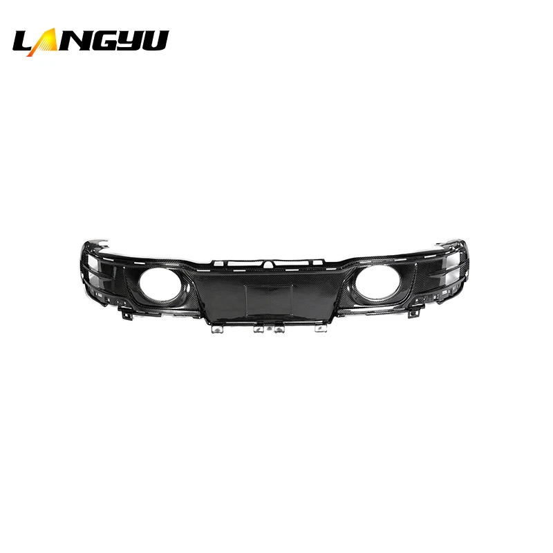 Difusor trasero fibra de carbono Langyu – Labio para Porsche 911 992 - imagen 4