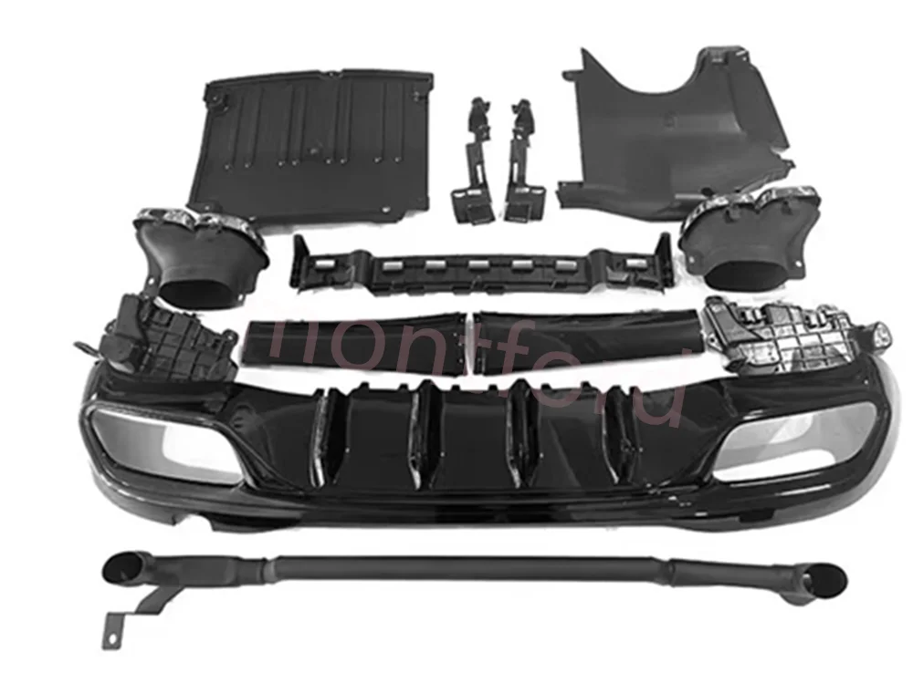 Difusor trasero Mercedes-Benz Clase C W206 C200-C280 a C63 AMG - imagen 2