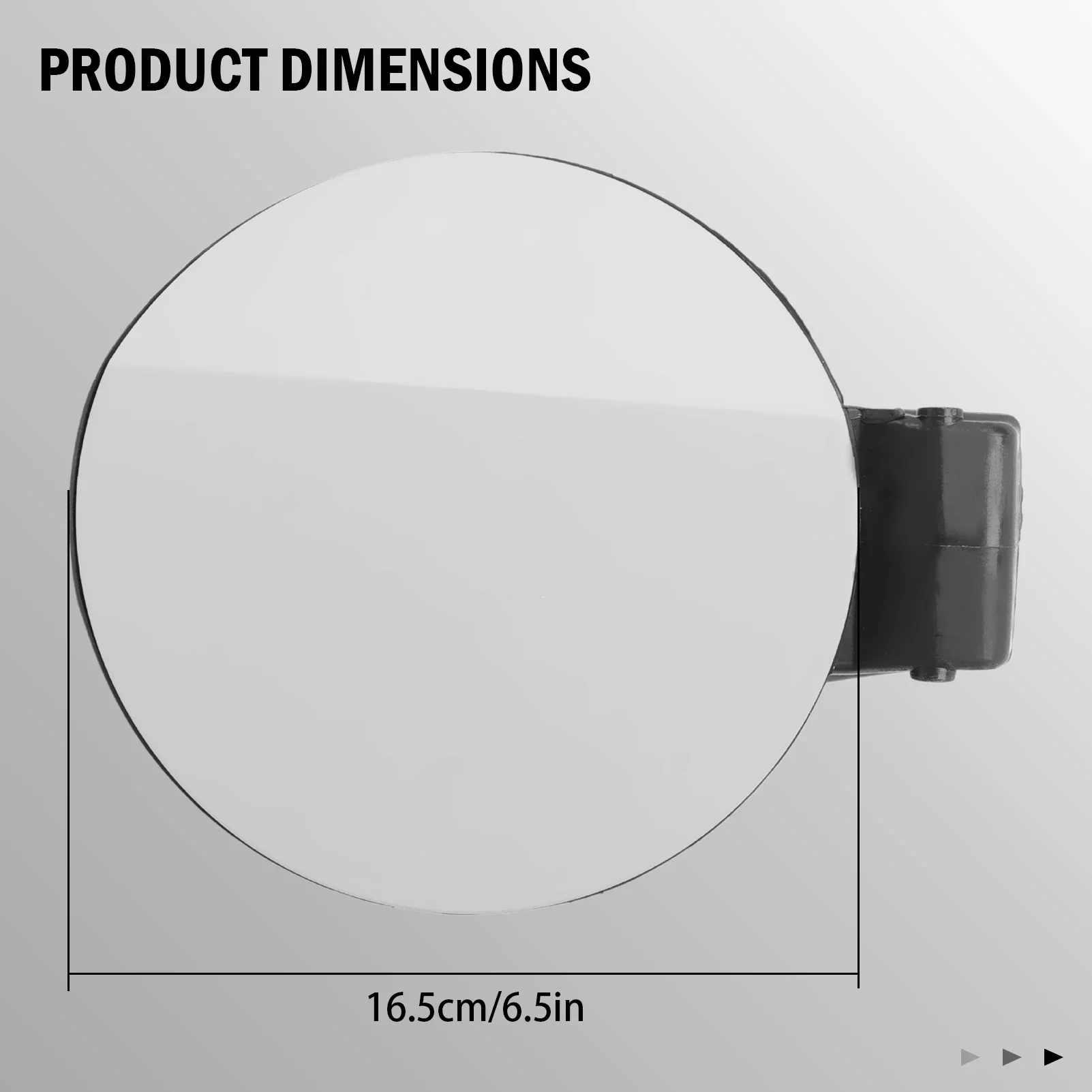 Tapa de puerta del depósito de combustible blanca Golf MK6 GTI – ref. OEM 5K6809857C - imagen 5