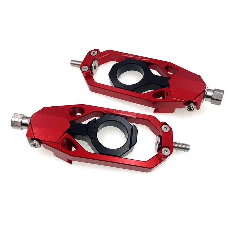 Reguladores de cadena trasera rojos para Yamaha TMAX 530/560