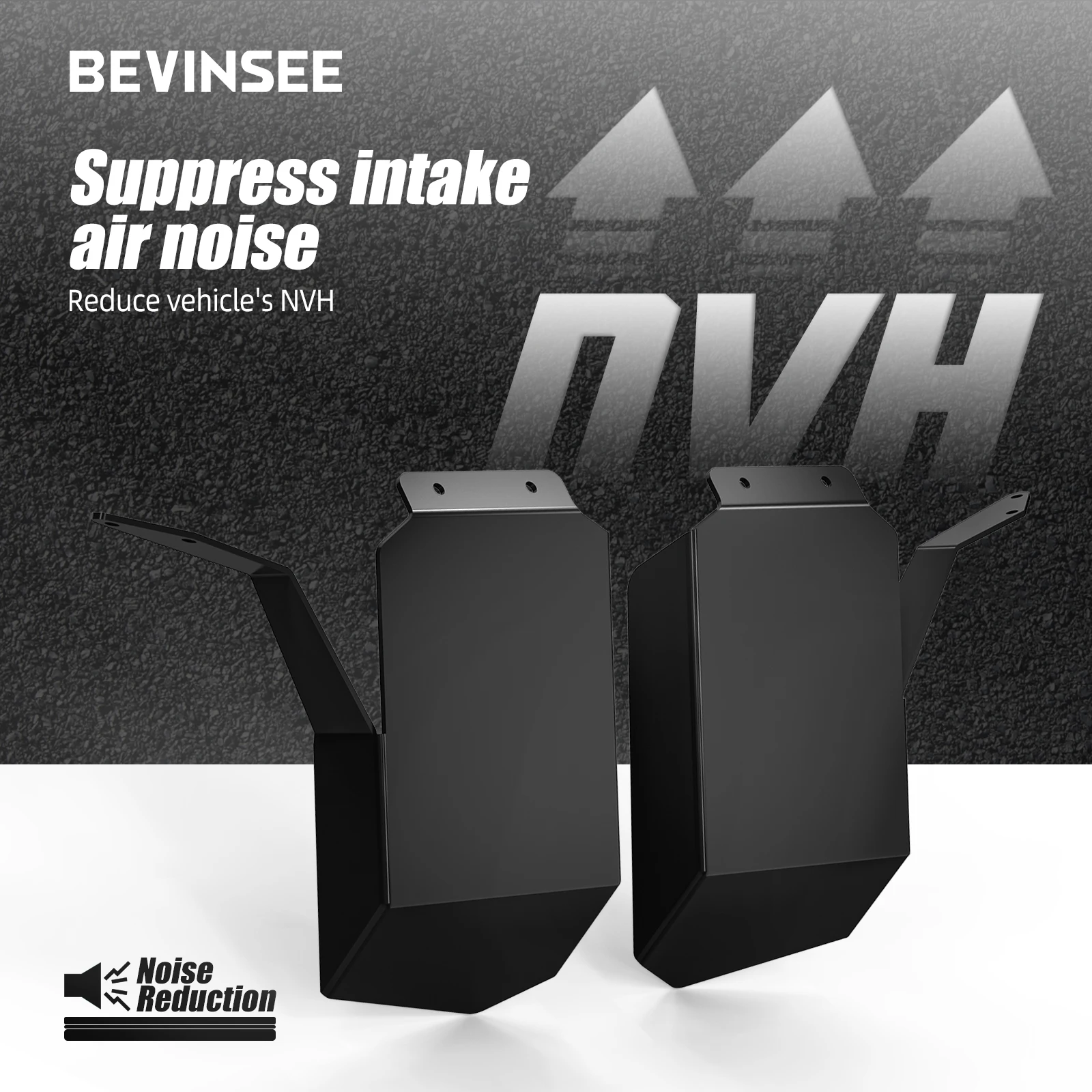 BEVINSEE palas de entrada de aire para BMW E60/E61 520i-535i - imagen 5