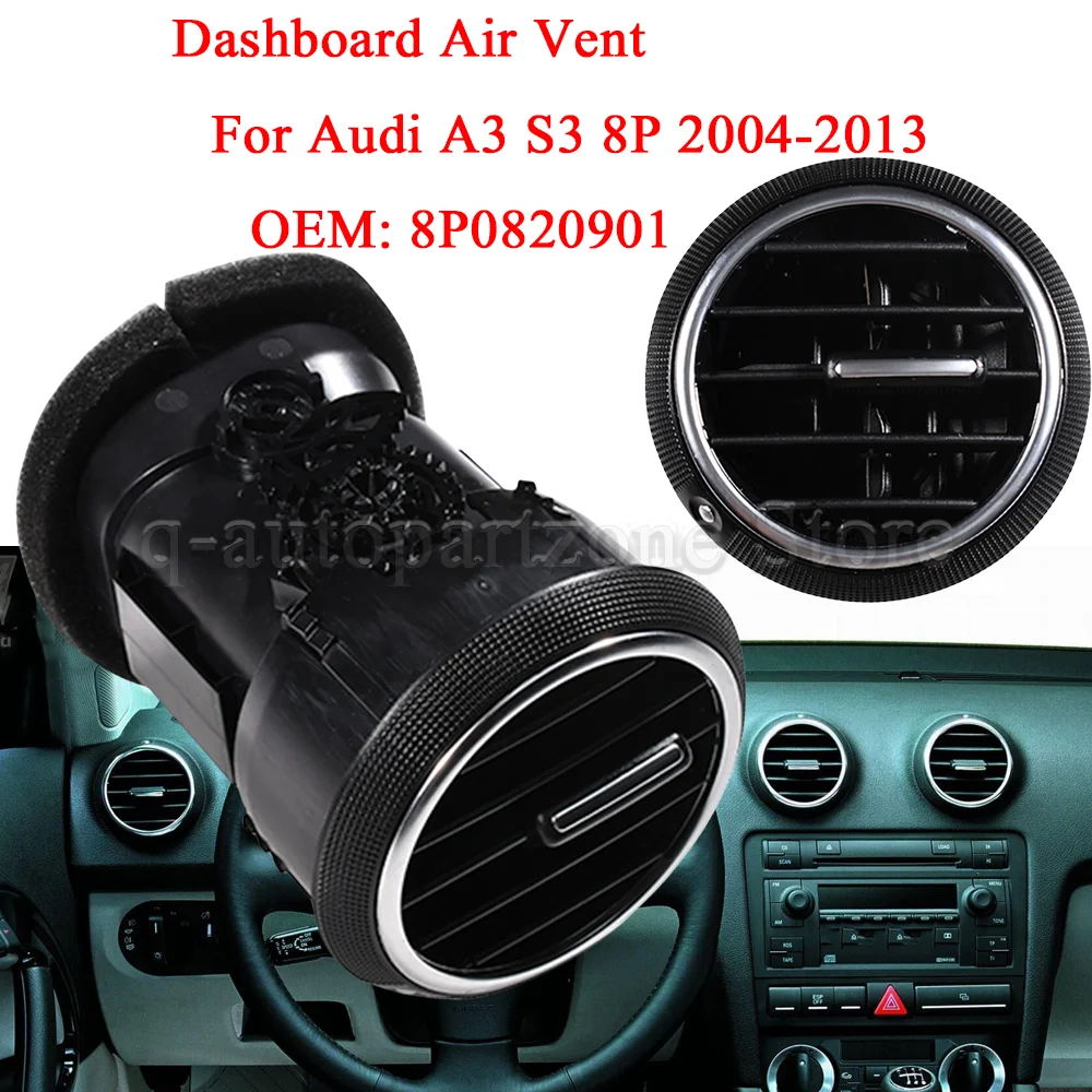 Difusor de aire central Audi A3/S3 8P 2004-2013 – 8P0820901