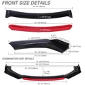 Shiny black red
